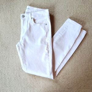 Loft, Modern Skinny White Jeans